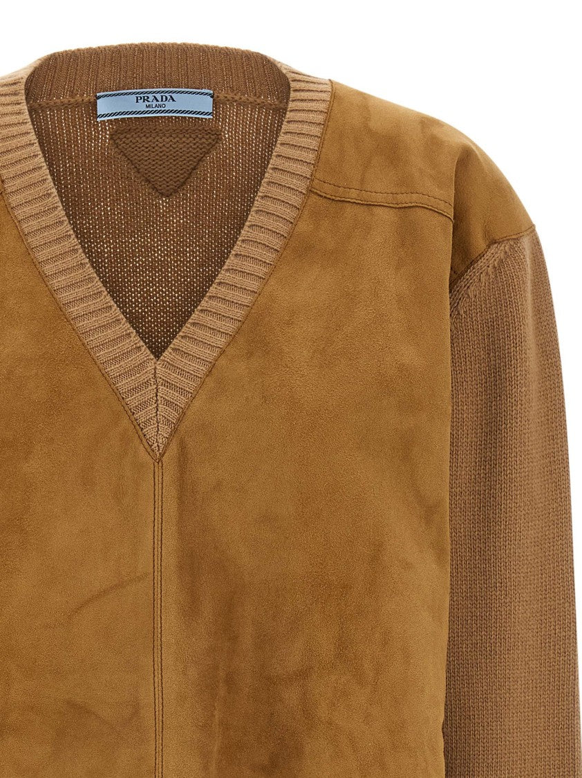 Prada Virgin Wool And Cashmere Sweater