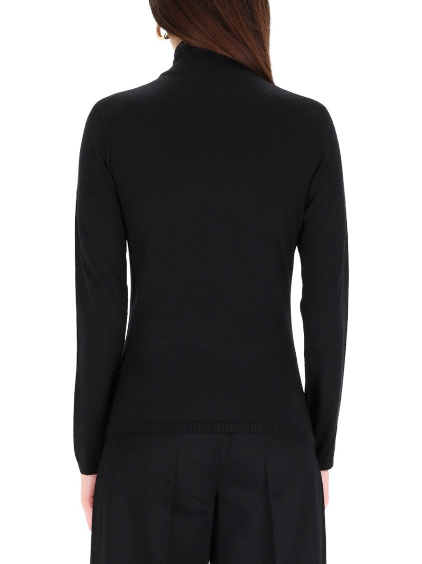 Max Mara Fitted Cashmere Turtleneck Sweater