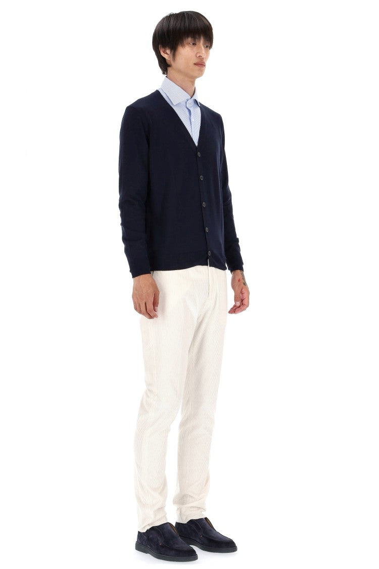 Drumohr Extrafine Super 140’S Wool Cardigan