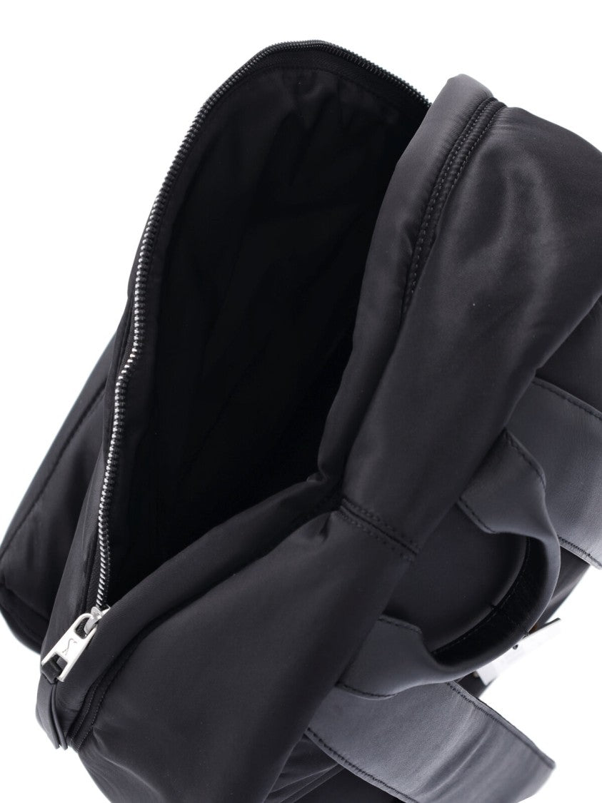 Ami Paris Minimalist Black Bag With Versatile Carrying Options