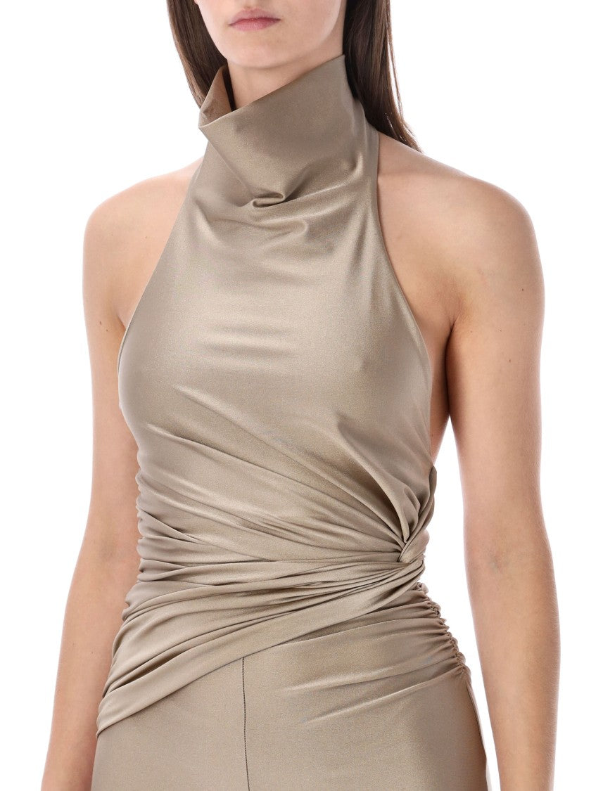 The Andamane Tatiana Halterneck Lycra Jumpsuit