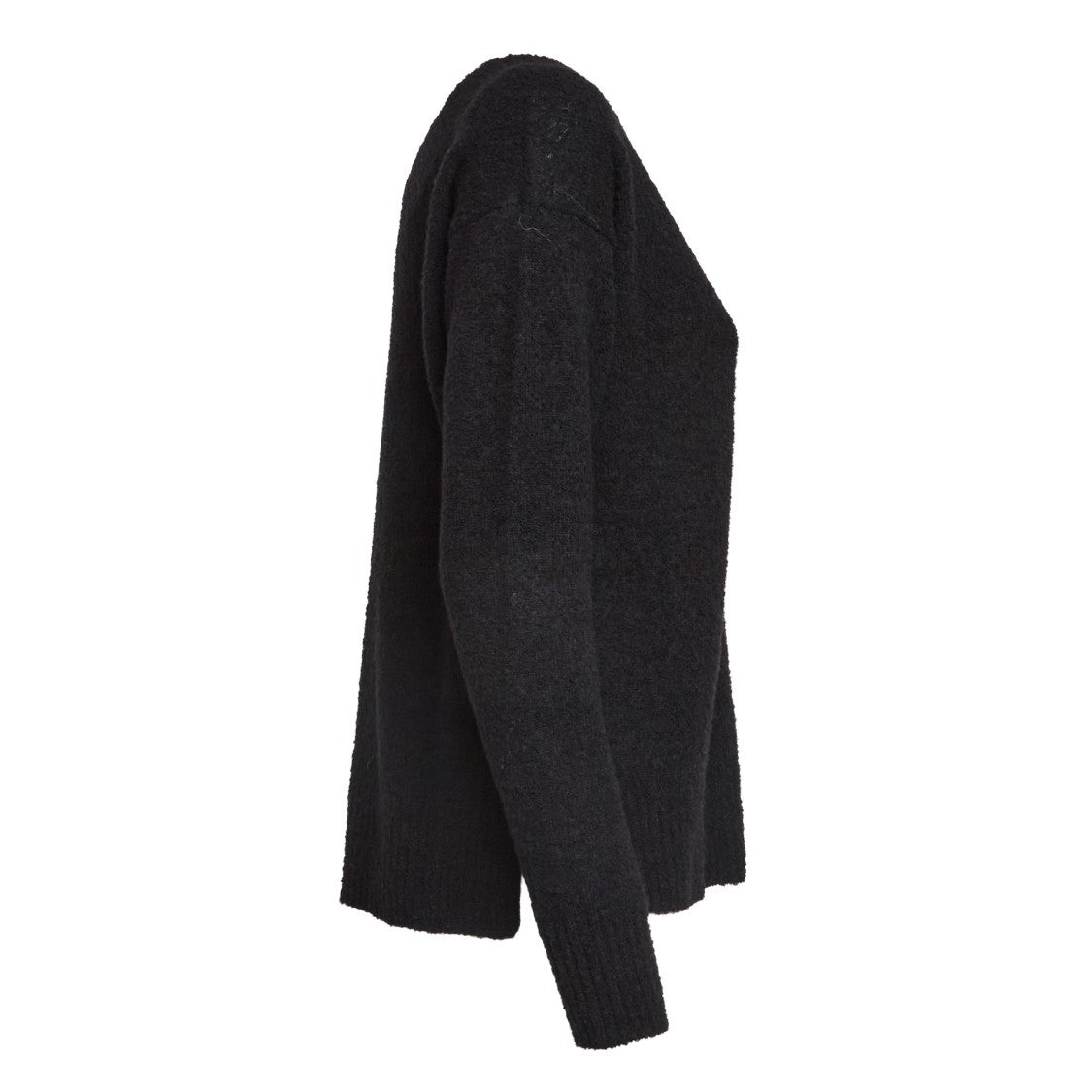 Dondup Bouclé Knit Sweater With Ribbed Detailing