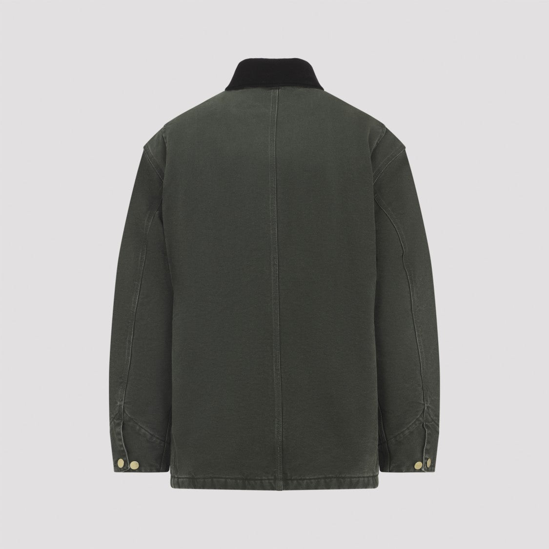 Carhartt Wip Structured Organic Cotton Coat With Contrasting Collar