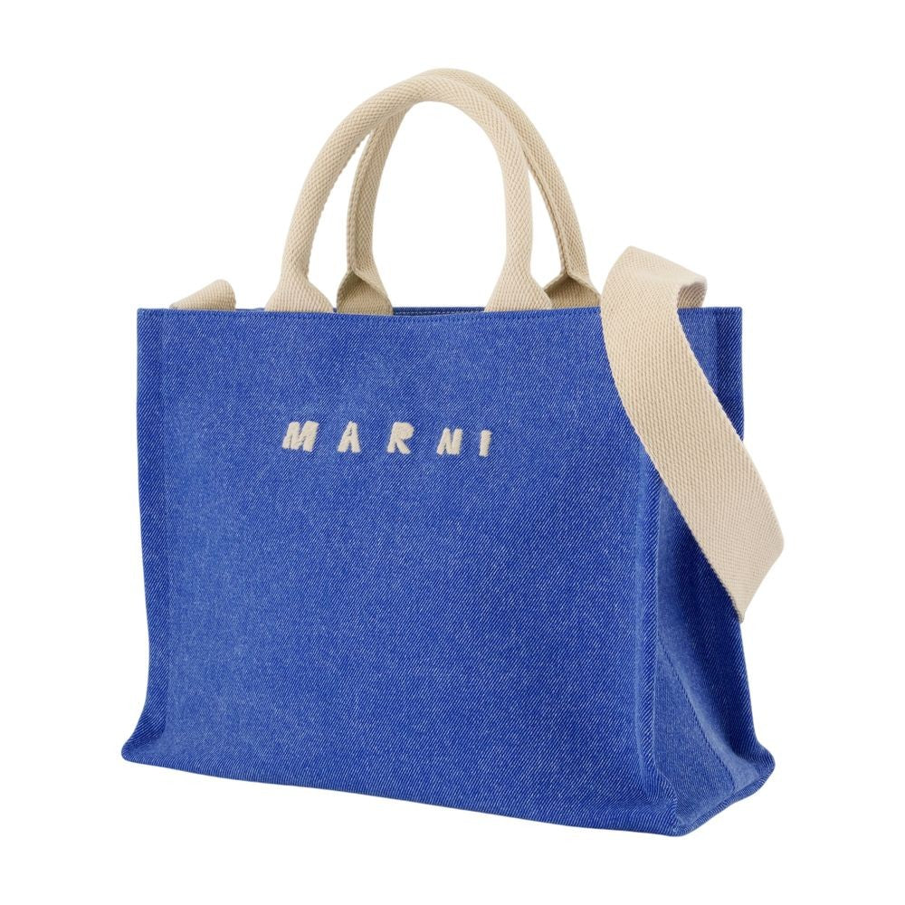 Marni Small Crossbody - Cotton - Blue