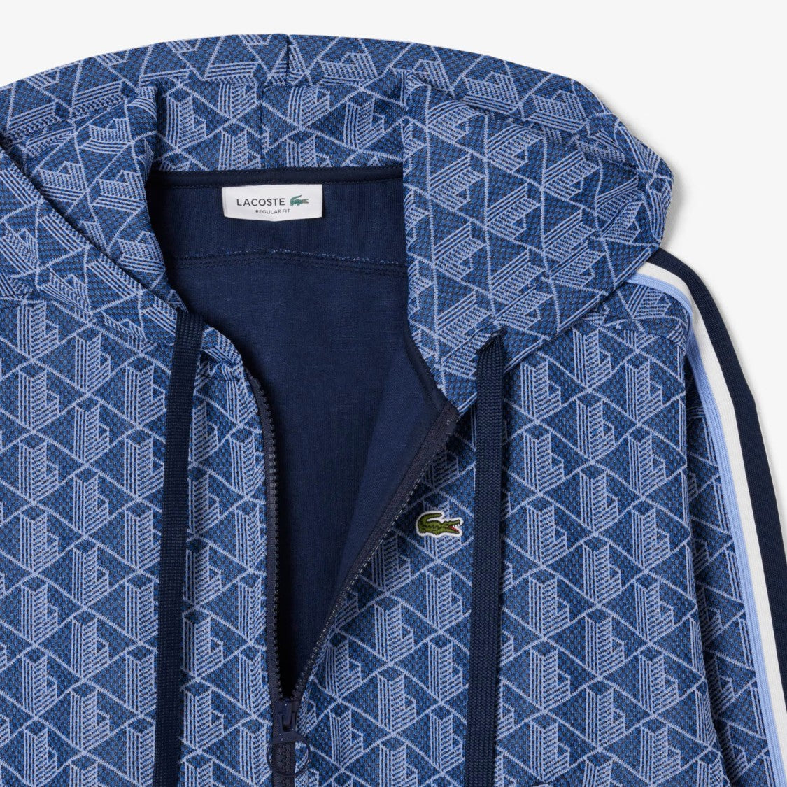 Lacoste Jacquard Monogram Hoodie