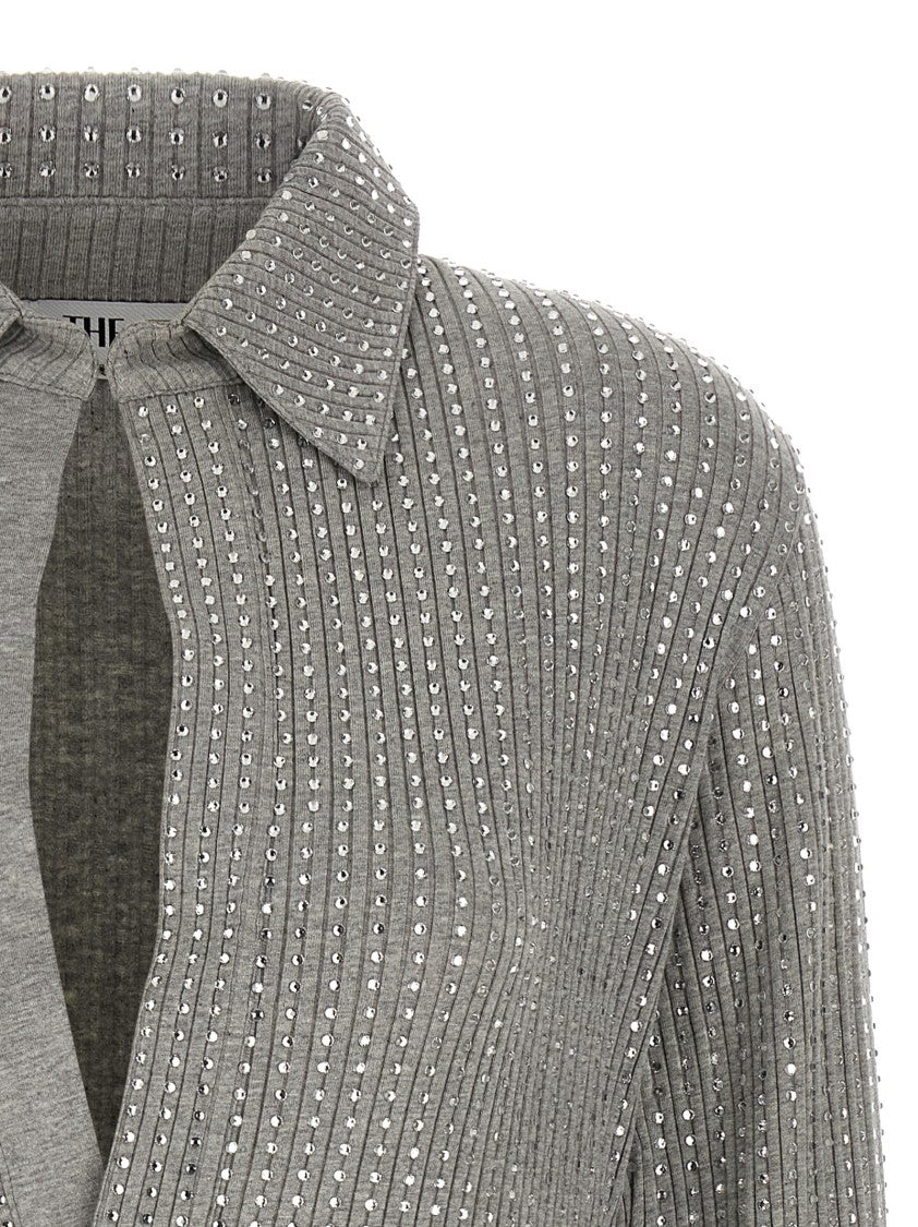 The Attico Rhinestone Dress