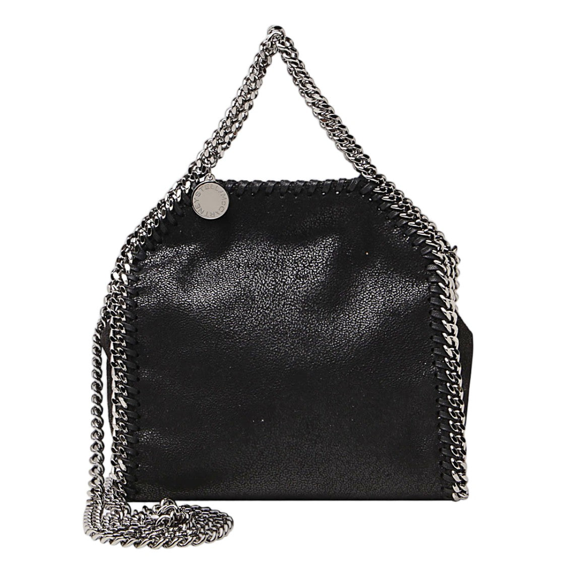 Stella Mccartney Silver Chain Square Tote Bag