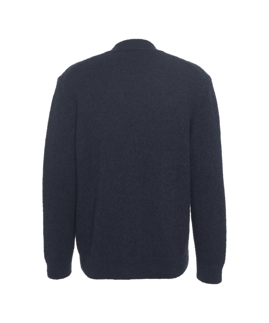 Closed Chunky Knit Cardigan With Classic V-Neck And Full-Button Closure