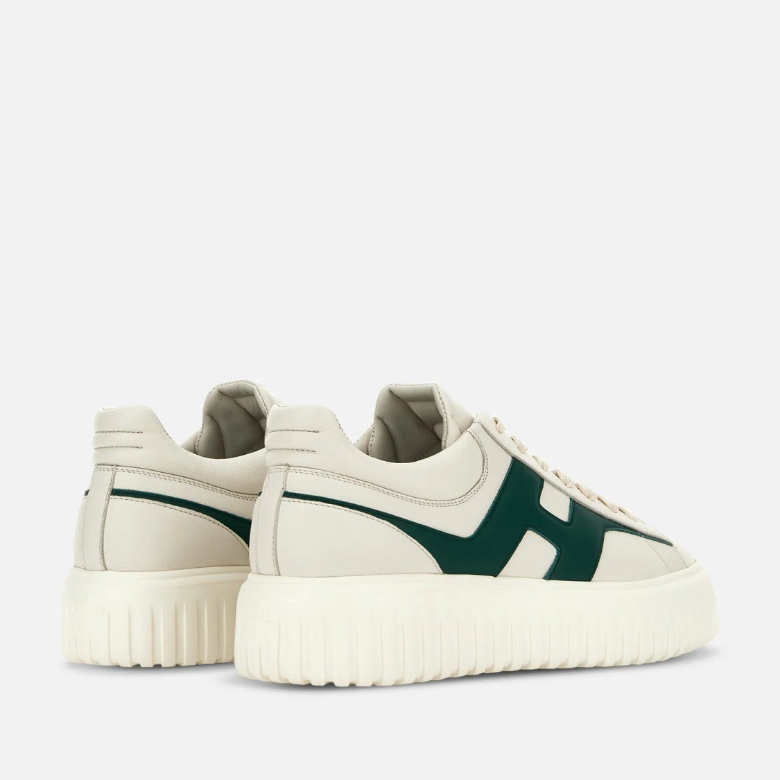 Hogan H-Stripes H Spezzata Sneakers With Lace-Up Design