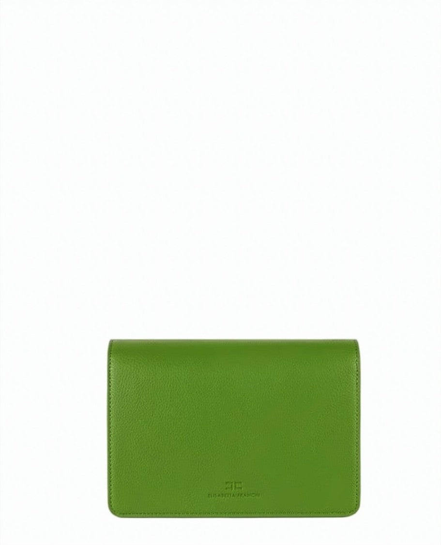Elisabetta Franchi Leather Effect Chain Shoulder Bag