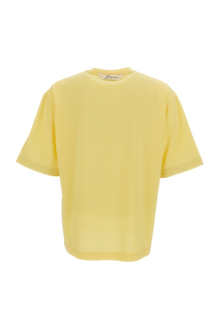 Jacquemus Yellow The Rond Carre T-Shirts