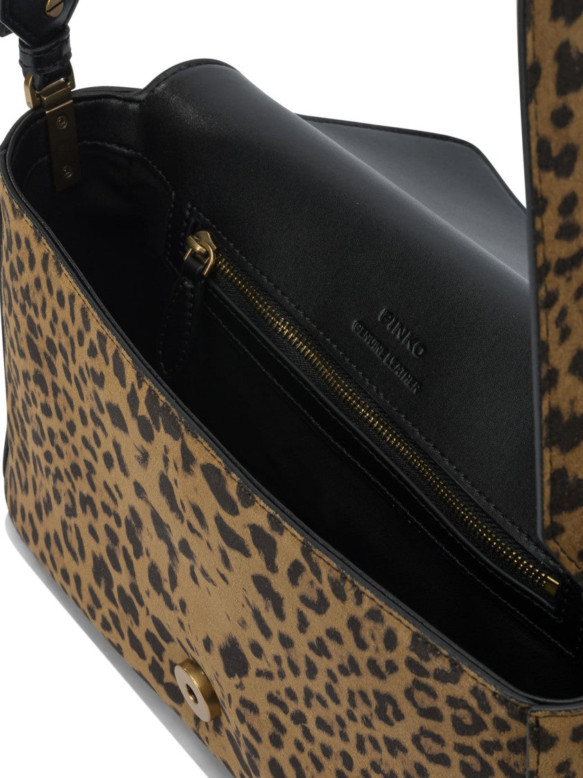 Pinko Leather Shoulder Bag
