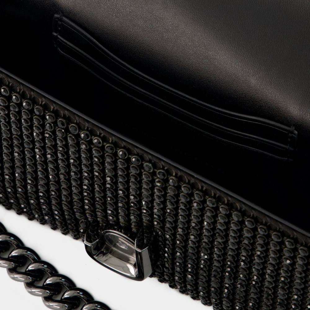 Marc Jacobs The Mini J Marc Shoulder Bag - Mesh - Black