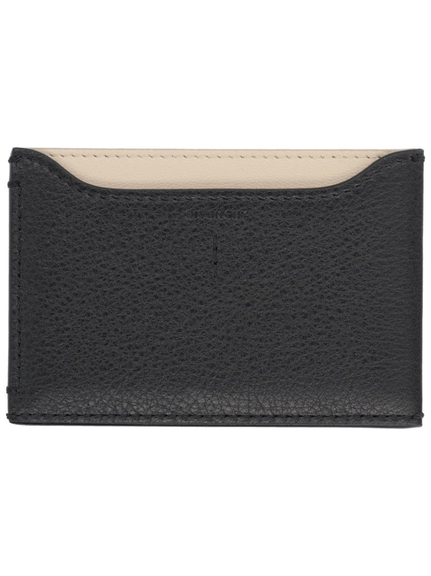 Givenchy Day Calf Leather Textured Card Holder