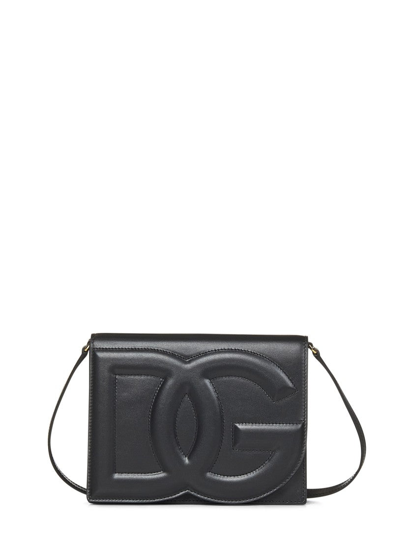 Dolce & Gabbana Calfskin Leather Crossbody Bag