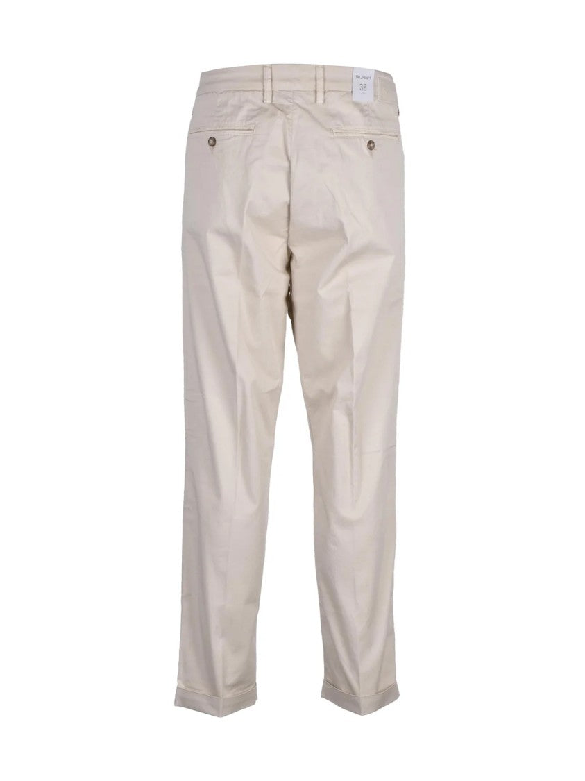 Re-Hash Beige Stretch Cotton Pants