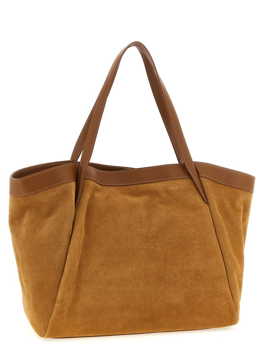 Twin-Set Suede Shopping Bag