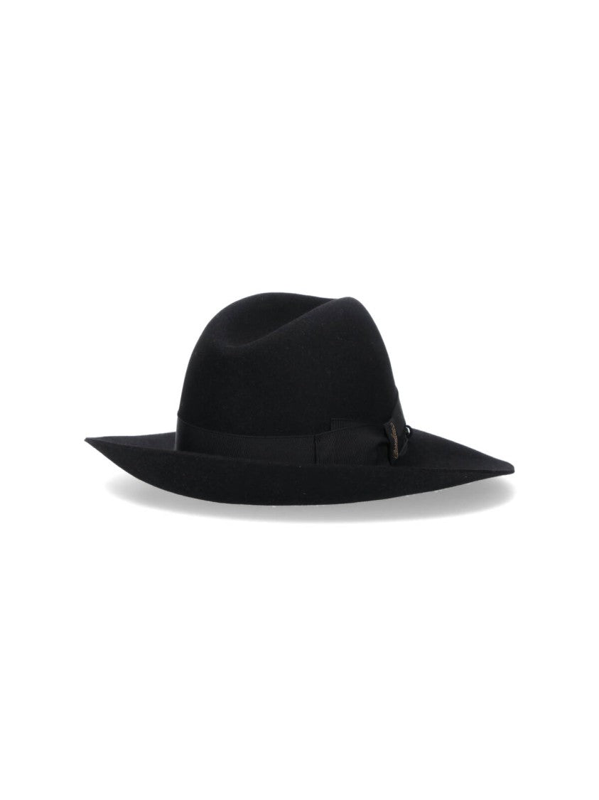 Borsalino Monica Felt Hat – Black