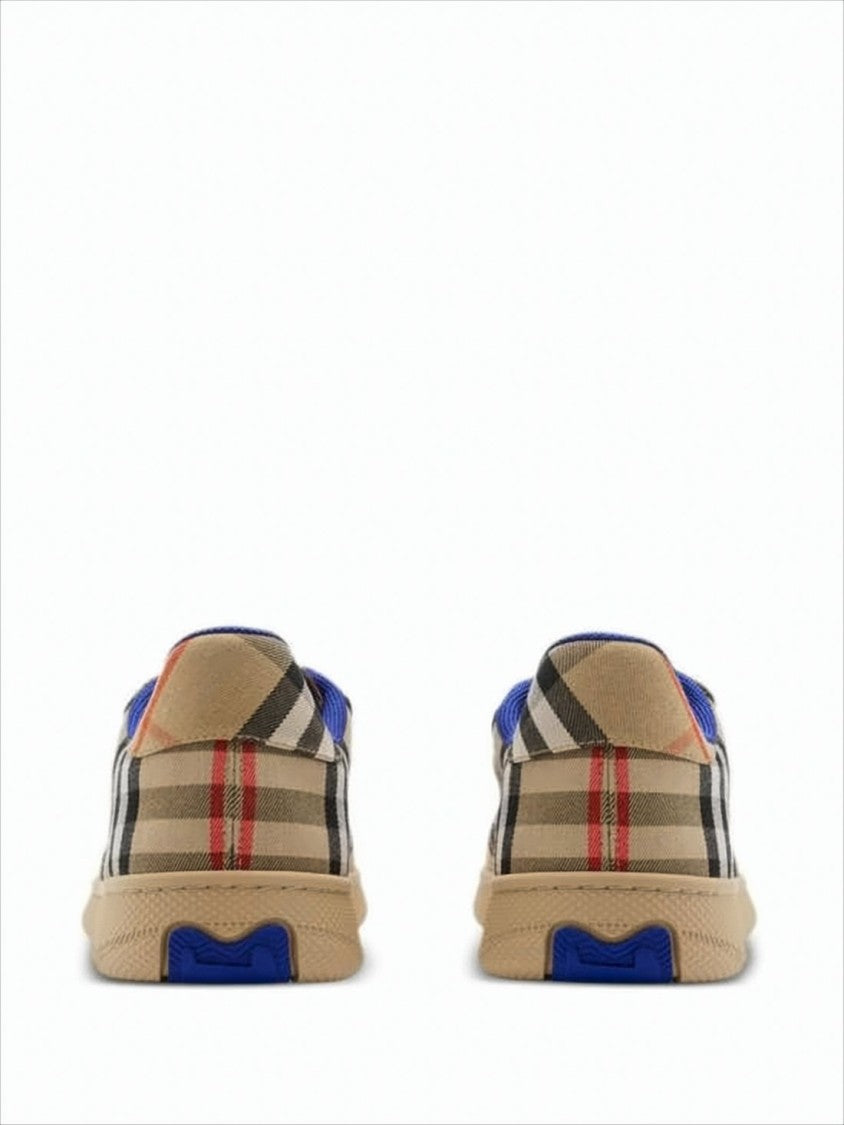 Burberry Low-Top Sneakers With Classic Check Pattern