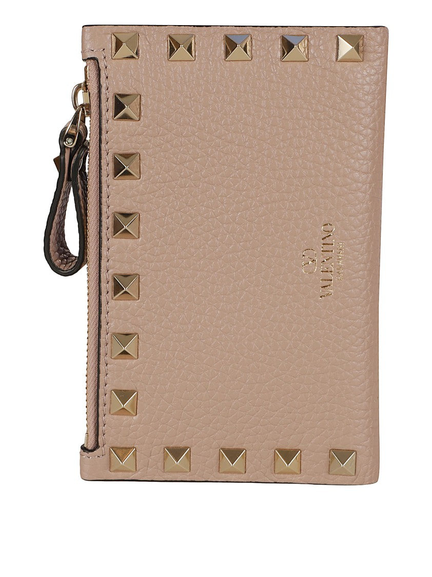 Valentino Garavani Textured Calf Leather Wallet