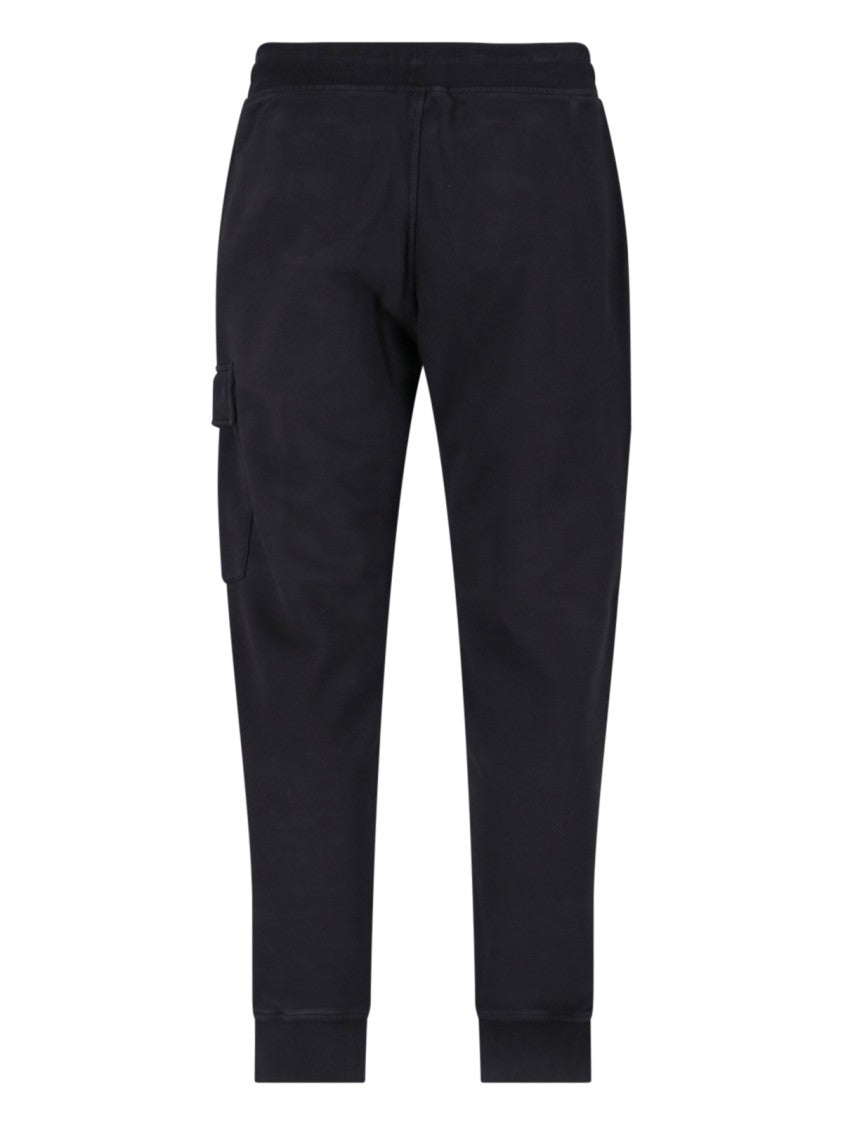 C.P. Company Logo Track Pants – Black
