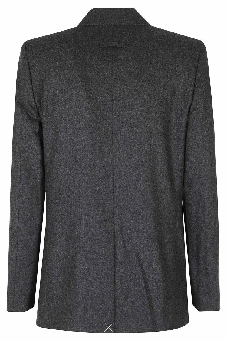 Department 5 Anthracite Ari New Back Vent Wool-Blend Blazer