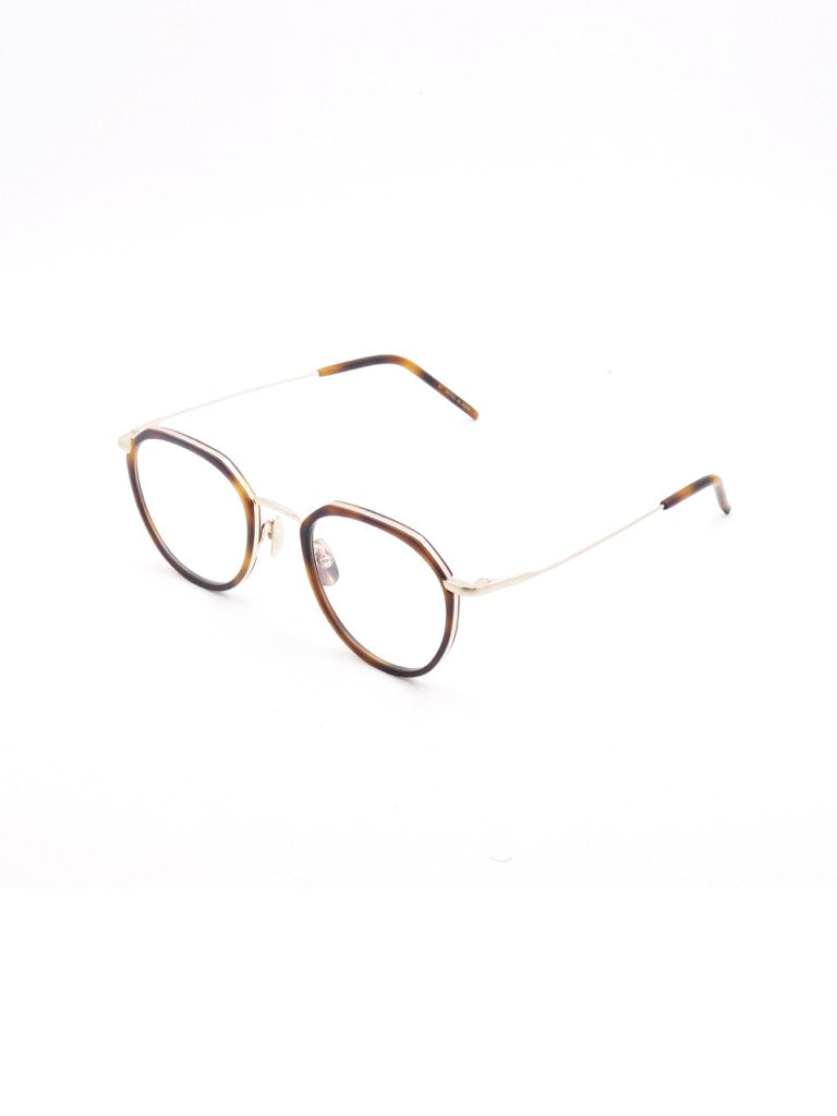 Yellows Plus Sleek Brown Optical Frames With Metal And Titanium Design