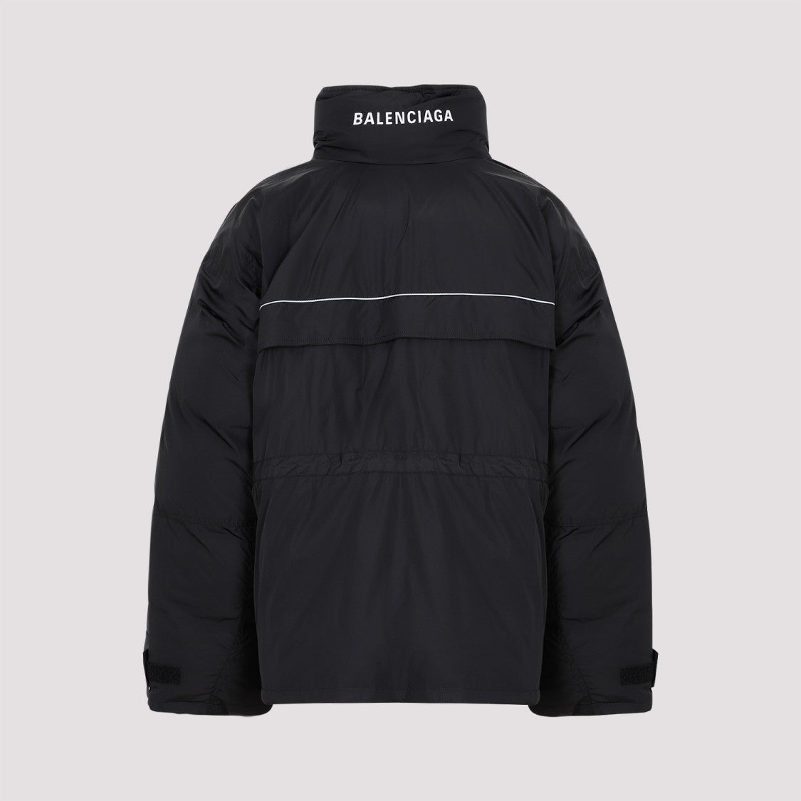 Balenciaga Black Wrap Parka