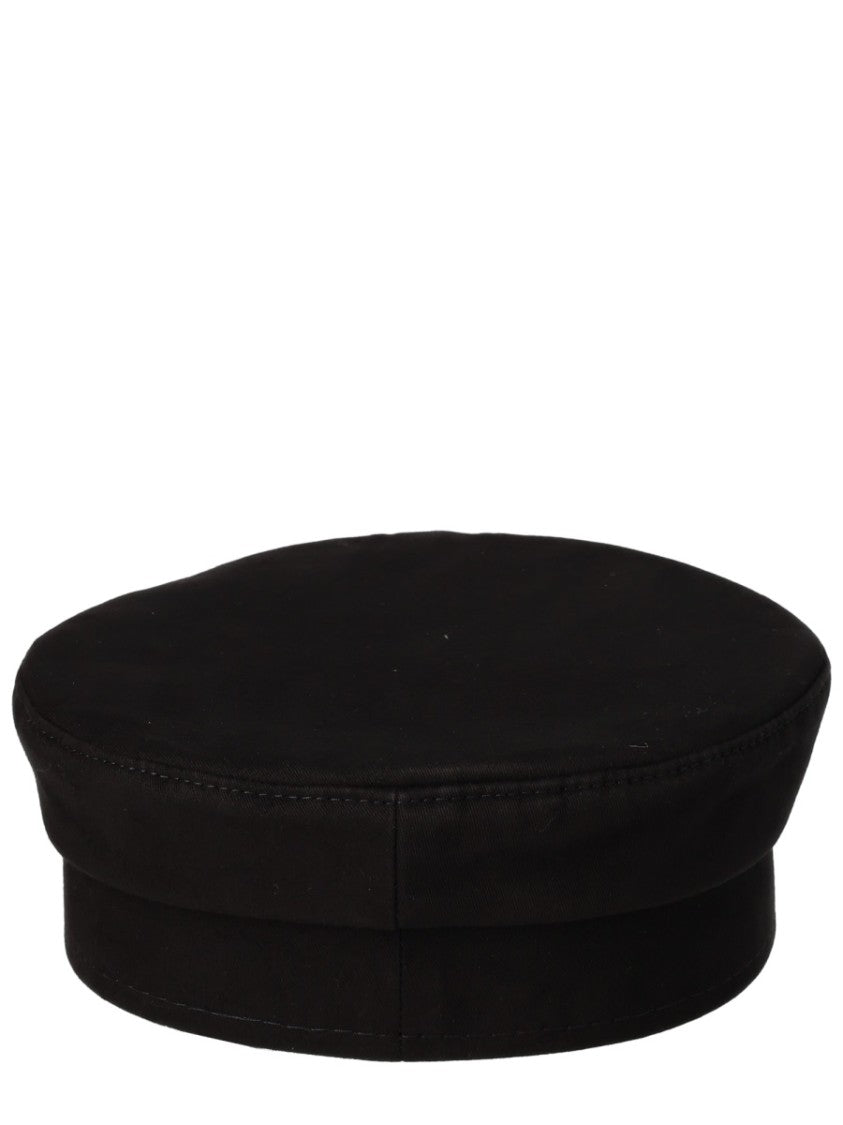 Ruslan Baginskiy Structured Rhinestone Crossed Baker Boy Hat