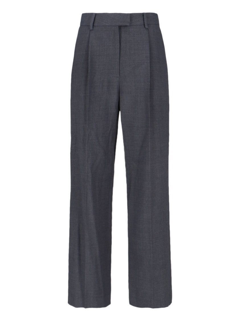 Low Classic Wool Pants – Grey
