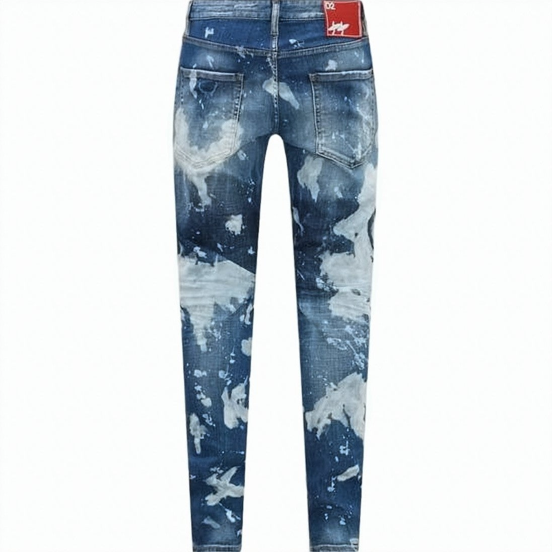 Dsquared2 Slim-Fit Denim Pants With Distinctive Bleached Effect