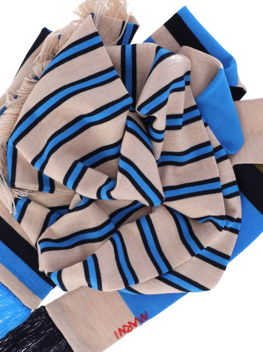 Marni Striped Wool Scarf – Multicolor