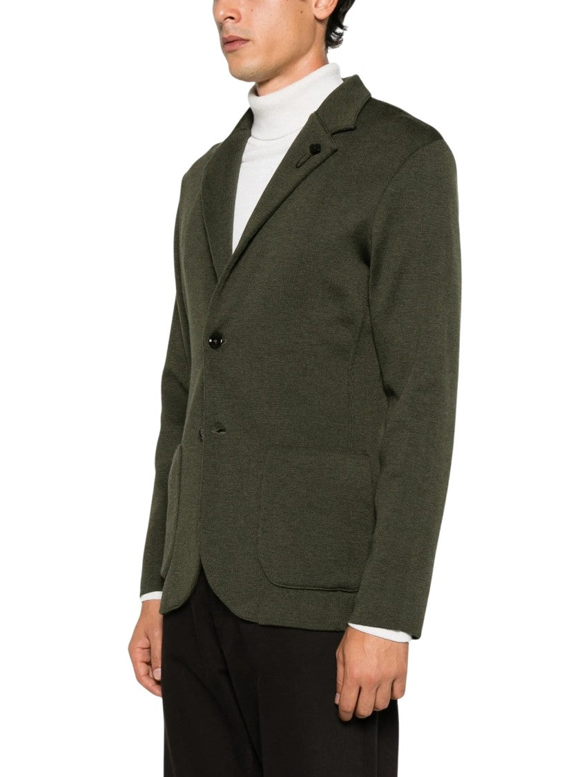 Lardini Button-Fastening Notch-Lapel Blazer