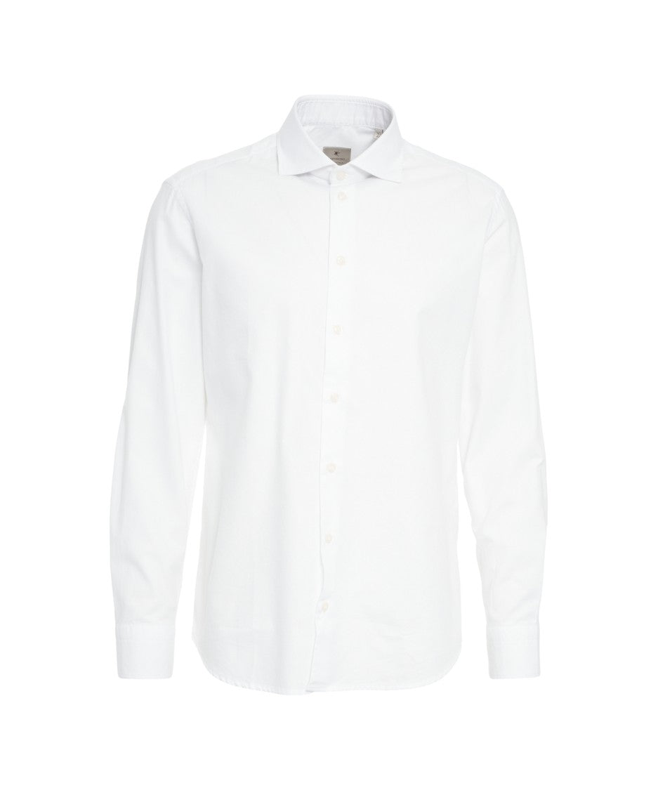 Bastoncino Refined Kent Collar Cotton Shirt