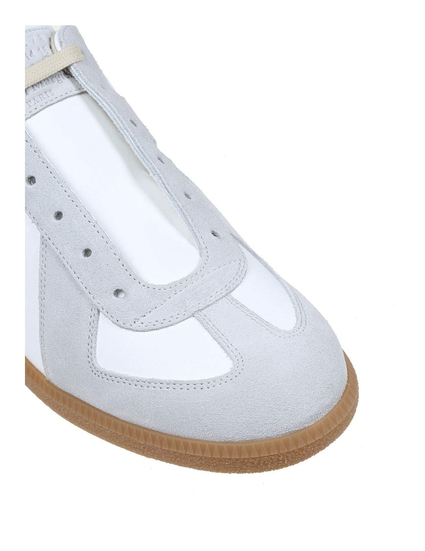 Maison Margiela Sneakers Replica In Leather And Suede