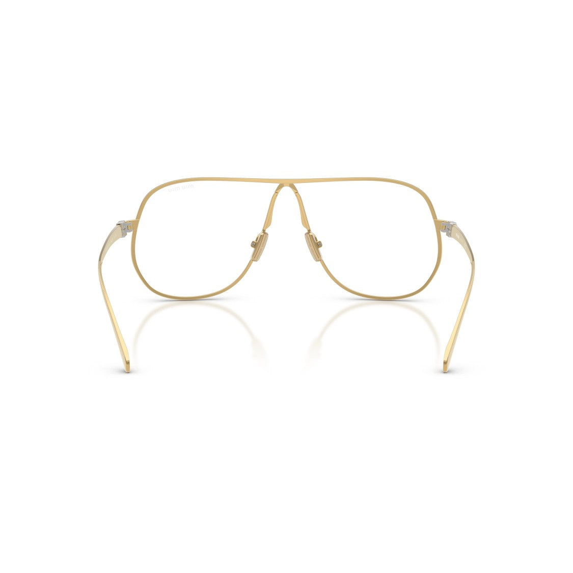 Miu Miu 0Mu A56s Thin Metal Frame Aviator Sunglasses