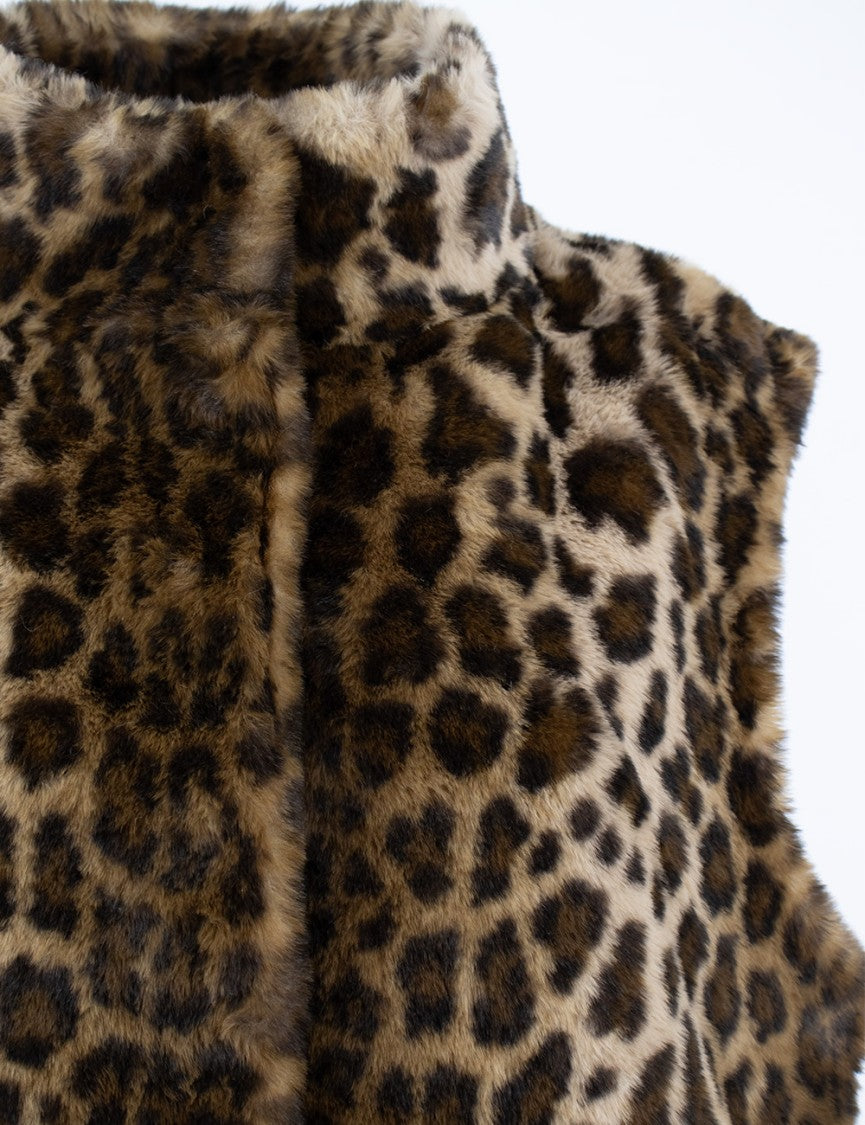 Mc2 Saint Barth Plush Faux Fur Waistcoat