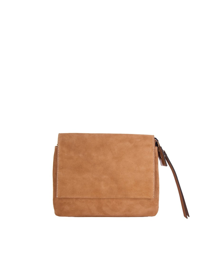 Gianni Chiarini Rectangular Suede Leather Shoulder Bag