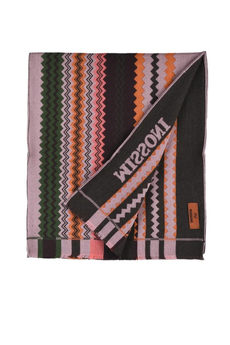 Missoni Brown Wool Scarf