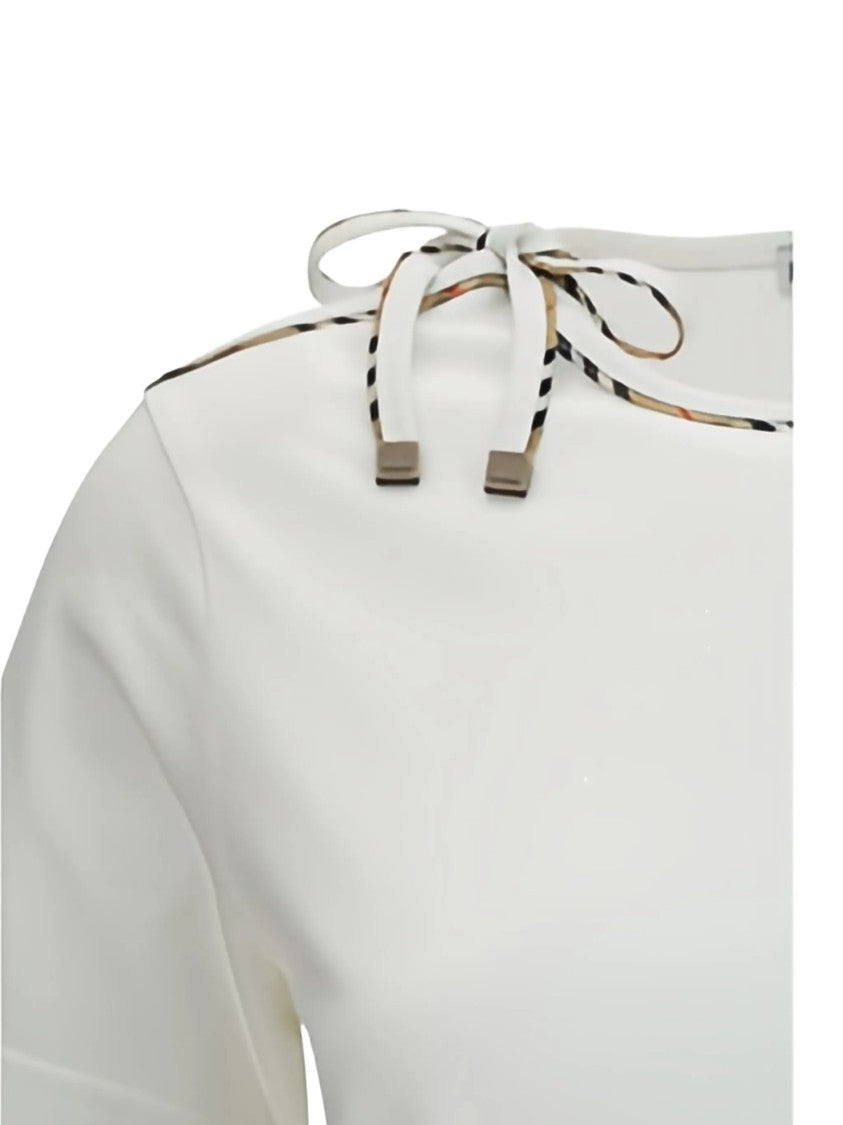 Burberry Cotton Regular Check Trim T-Shirt