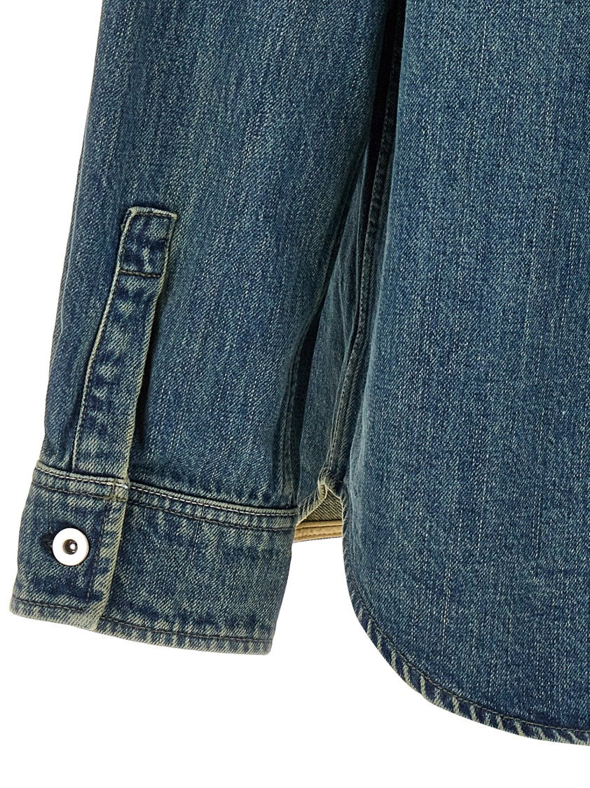 Jil Sander Comfort Fit Heavy Cotton Denim Shirt
