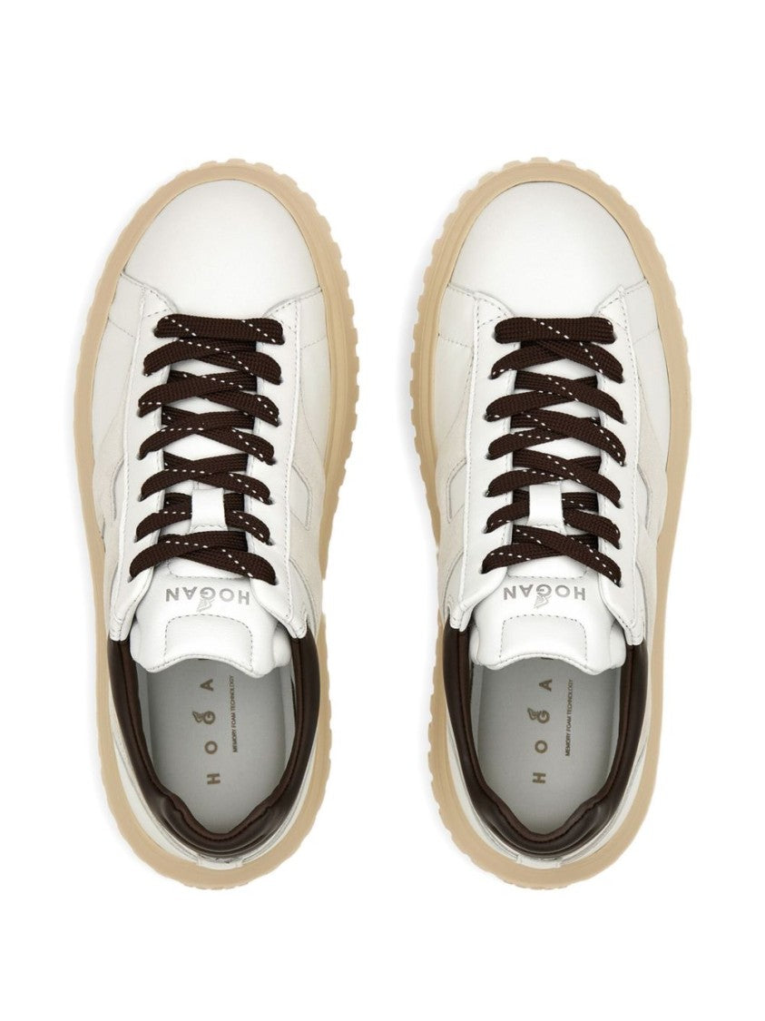 Hogan Platform Sneakers In Soft Sheepskin