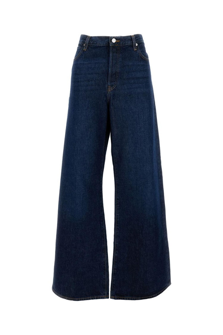 Frame Loose-Fit Wide-Leg Jeans With Classic 5-Pocket Design