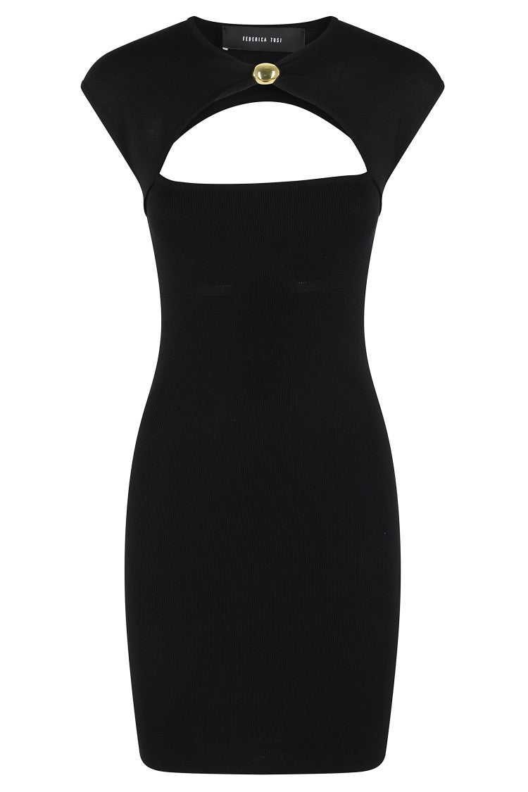 Federica Tosi Fitted Sleeveless Mini Dress
