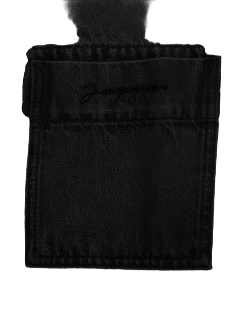 Jacquemus Boxy Cropped Long-Sleeve Shirt With Classic Collar