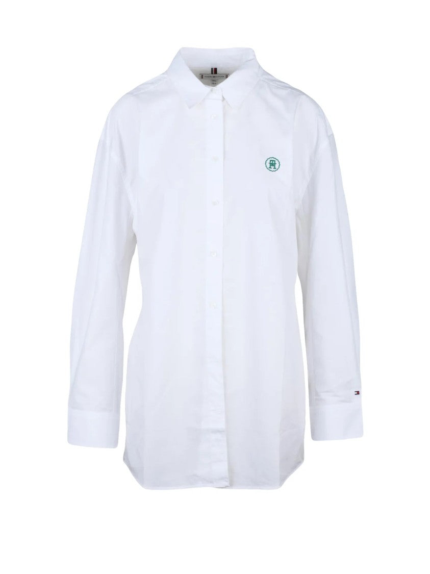 Tommy Hilfiger White Tailored Cotton Shirt