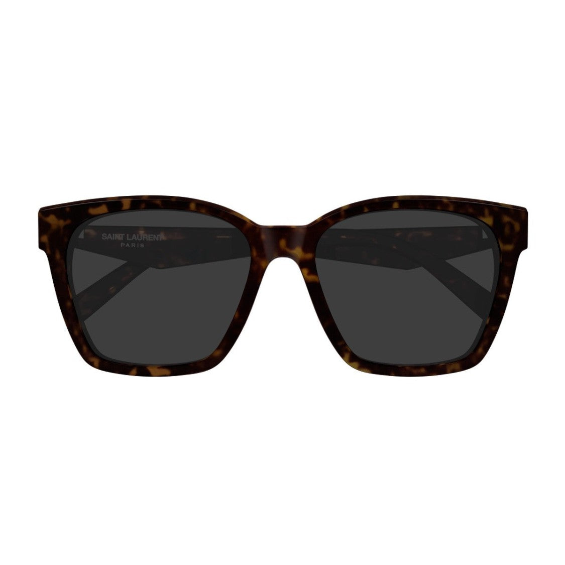 Saint Laurent Havana Linea Monogram Recycled Acetate Cat-Eye Sunglasses