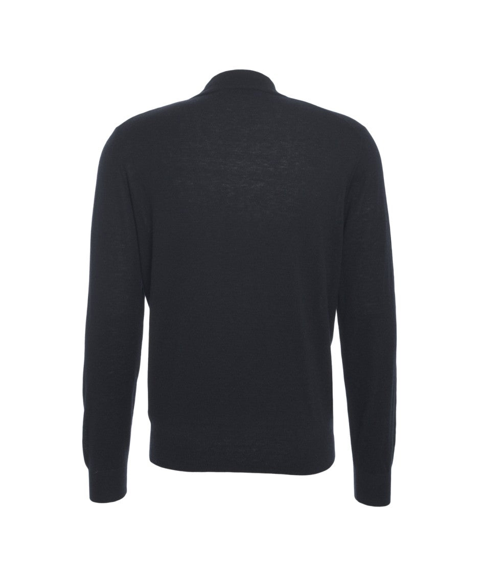 Gender Refined Knit Turtleneck Sweater With Slim Fit