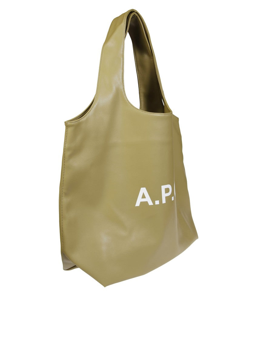 A.P.C. Ninon Glossy Tote With Spacious Interior