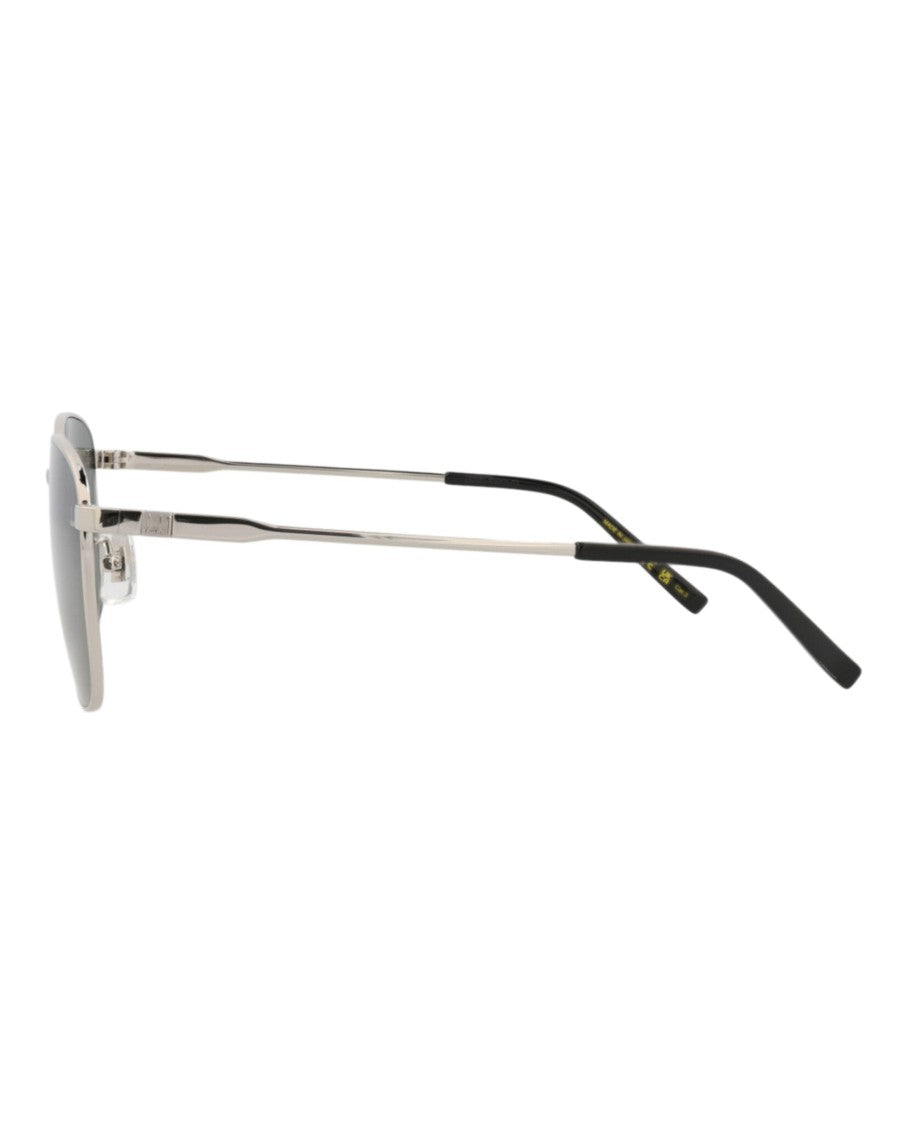 Dunhill Square-Frame Metal Sunglasses